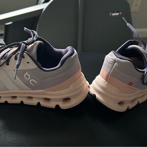 Women's Sneakers in Gray and Pink